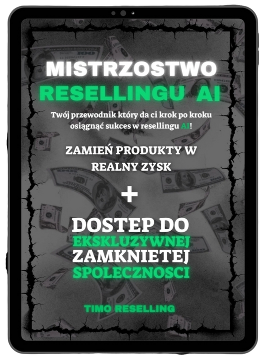 Mistrzostwo resellingu + dostęp do zamkniętej społeczności!